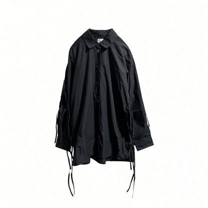 Drop code shirt/black [SAMPLE SALE]