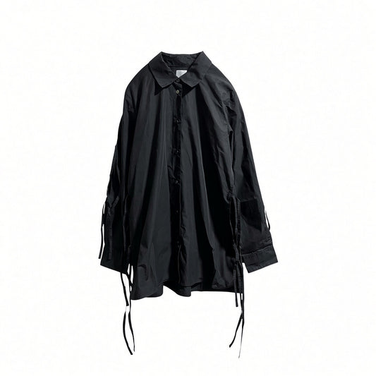 Drop code shirt/black [SAMPLE SALE]