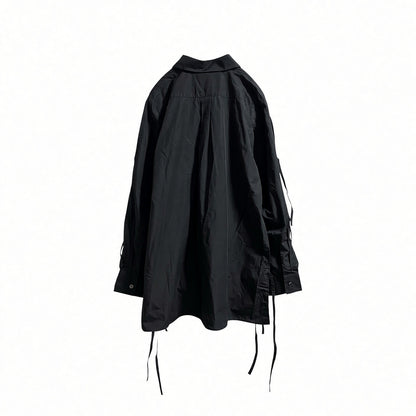 Drop code shirt/black [SAMPLE SALE]